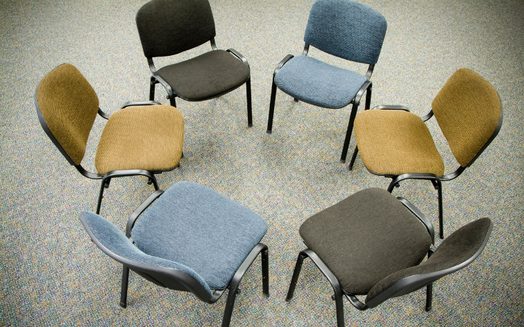different color chairs